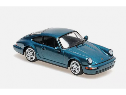 PORSCHE 911 (964) CARRERA 2 1989 TURQOUISE METALLIC  MINICHAMPS 1/43