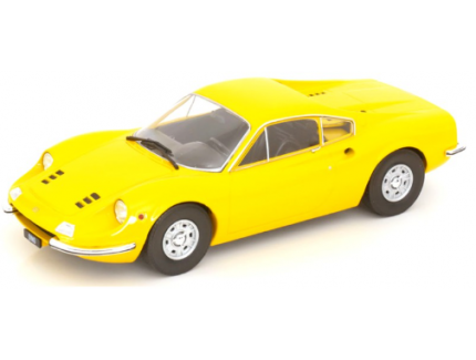 FERRARI DINO 246 GT JAUNE 1969 MODEL CAR 1/18°