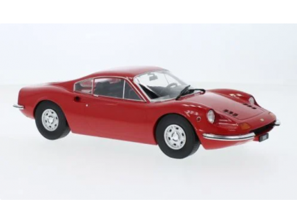 FERRARI DINO 246 GT ROUGE 1969 MODEL CAR 1/18°