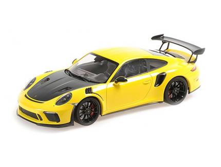 PORSCHE 911 TYPE 991 GT3 RS 2019 YELLOW MINICHAMPS 1/18°