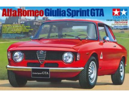 MAQUETTE ALFA ROMÉO GIULIA SPRINT GTA 1/24 sports car RED TAMIYA