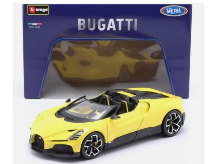 BUGATTI  W16 MISTRAL 2023 JAUNE BURAGO 1/18°