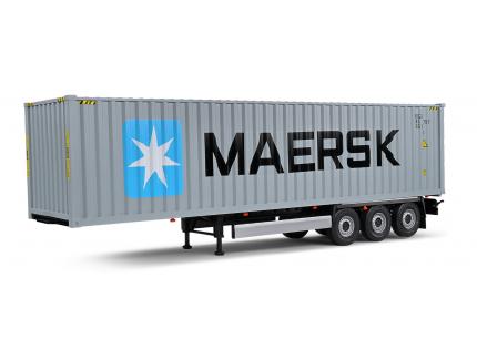 REMORQUE CONTAINER MAERSK SOLIDO 1/24