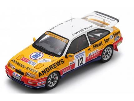 FORD SIERRA RS N°12 RALLY MANX INTERNATIONNAL 1989 SPARK 1/43