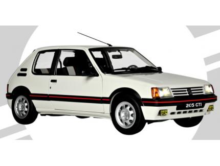 PEUGEOT 205 1.9 GTI BLANCHE KIT IXO 1/8