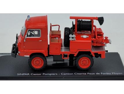 SINPAR CASTOR 1500 FIREFIGHTERS CITERNE TRUCK FOREST FIRE ELIGOR 1/43