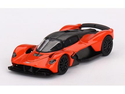 ASTON MARTIN VALKYRIE ORANGE MINI GT 1/64