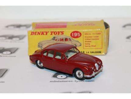 JAGUAR 3.4 SALOON ROUGE DINKY TOYS 1/43°