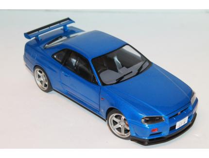 NISSAN SKYLINE GT-R 1999 BAYSIDE BLUE SOLIDO 1/18°