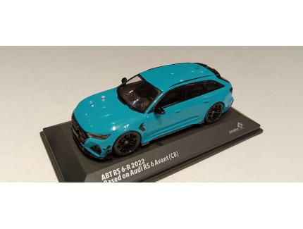 AUDI RS6-R ABT MIAMI BLUE SOLIDO 1/43°