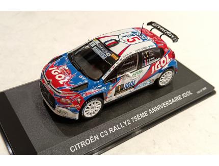 CITROEN C3 RALLY DU ROUERGUE 2023 BONATO IXO 1/43°