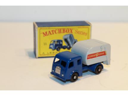 TIPPAX CAMION À ORDURES "CLEANING SERVICE" MATCHBOX 1/64°