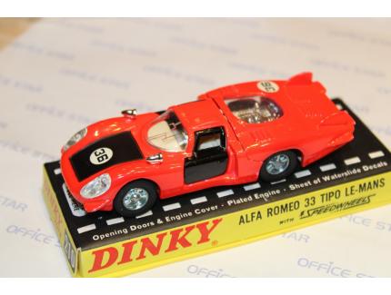 Alfa romeo rouge 33 Tipo LE-MANS DINKY