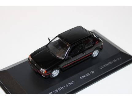 PEUGEOT 205 GTI 1.9L  BLACK ODEON 1/43°