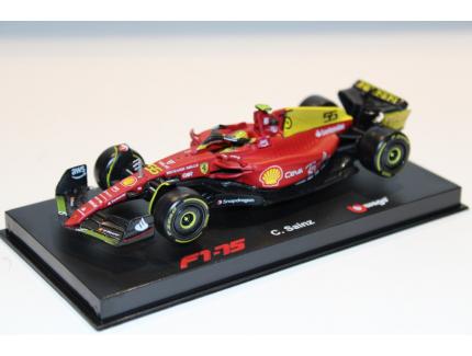 FERRARI F1-75 N°55 SAINZ ITALIAN GP GIALLO MODENA SPECIAL EDITION BURAGO 1/43°