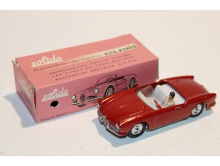 ALFA-ROMEO GIULETTA SPIDER ROUGE 1965 SOLIDO 1/43°