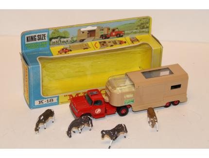 ARTICULATED HORSE MAN VAN 1965 MATCHBOX 1/50°