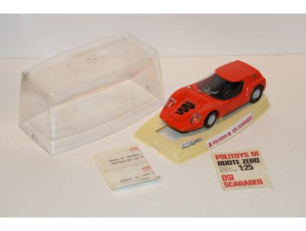 ALFA ROMEO SCARABEO ORANGE 1966 POLITOYS 1/24°