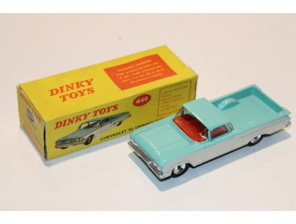 CHEVROLET EL CAMINO PICK-UP TRUCK TURQUOISE 1958 DINKY TOYS 1/43°