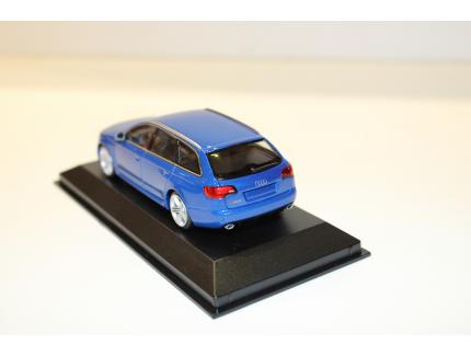 AUDI RS6 AVANT 2007 BLUE METALLIC MAXICHAMPS 1/43°