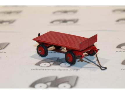 DINKY TOYS TRAILER ROUGE DINKY TOYS 1/43°