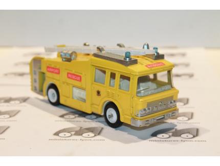 ERF FIRE TENDER JAUNE DINKY TOYS 1/43°