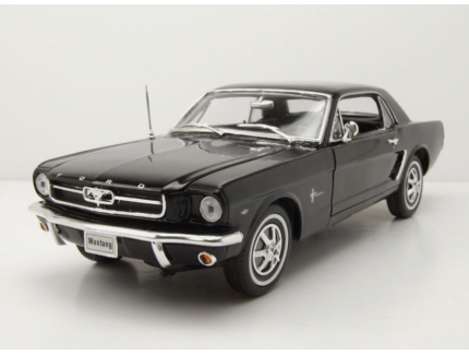 Ford Mustang 1964 Hard Top Noir Welly 1/18º