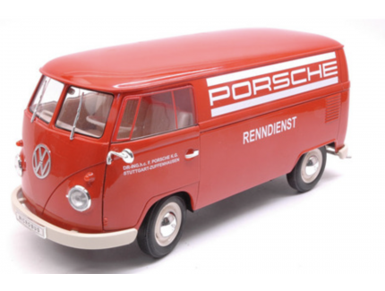 VOLKSWAGEN T1 BUS ROUGE 1963 WELLY 1/18°