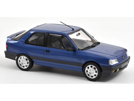 PEUGEOT 309 GTI 16 1991 MIAMI BLUE 1/18 NOREV