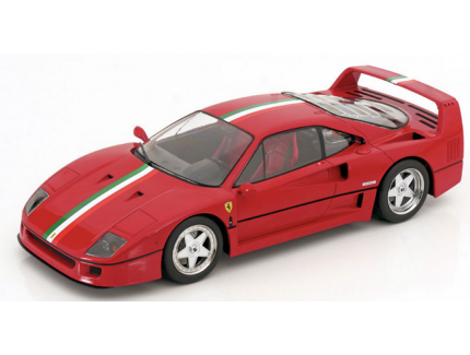 FERRARI F40 DRAPEAU ITALIEN KKSCALE 1/18