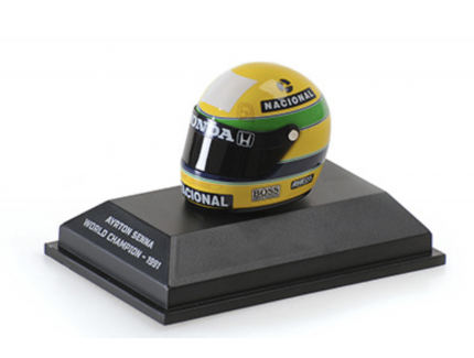 HELMET A. SENNA WORLD CHAMPION  1991 1/8