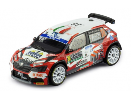 SKODA FABIA RALLY 2 #38 MONTE CARLO 2024 IXO 1/43