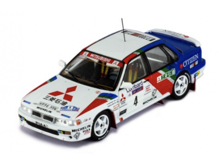 MITSUBISHI GALANT VR-4 #4 A.VATANEN / B.BERGLUND RAC RALLY 1990 IXO 1/43