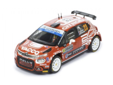 CITROËN C3 RALLY2 #23 Y.ROSSEL - B.BOULLOUD RALLYE MONTE-CARLO 2022 IXO 1/43