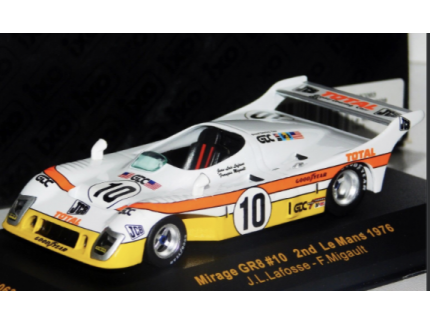 MIRAGE GR8 #10 2ND LE MANS 1976 IXO 1/43