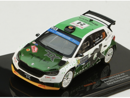 SKODA FABIA RALLY2 #24 MONTE CARLO 2023 IXO 1/43