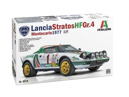 MAQUETTE LANCIA STRATOS HF GR.4 MONTE CARLO  1977 ITALERI 1/12