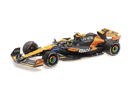 MCLAREN F1 TEAM MCL38 LANDO NORRIS WINNER MIAMI GP 2024 1/18 MINICHAMPS