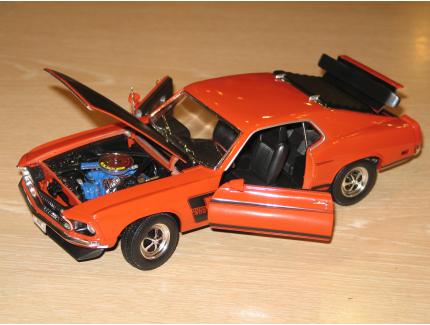 FORD MUSTANG BOSS 302 1969 WELLY 1/18°