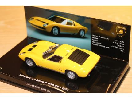 LAMBORGHINI MIURA P 400 SV MINICHAMPS 1/43°