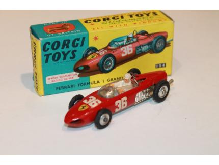 FERRARI F1 GP RACING CAR CORGI TOYS 1/43°