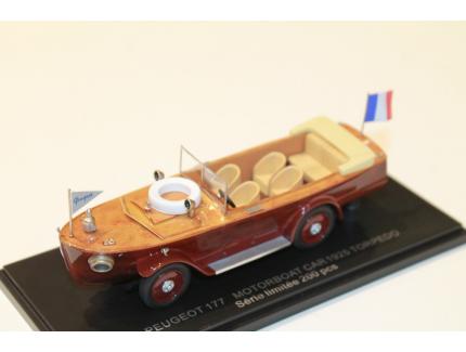 PEUGEOT 177 MOTORBOAT CAR "TORPEDO" FRANSTYLE 1/43°