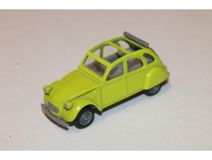 CITROEN 2 CV 6 OUVERTE VERTE 56 SOLIDO 1/43°