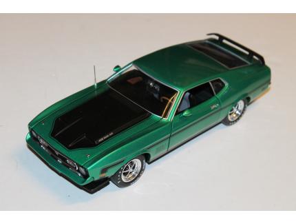 FORD MUSTANG MACH 1 VERTE 1971 AUTO WORLD 1/18°