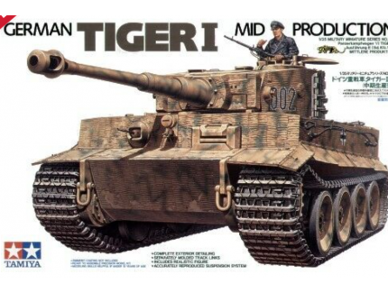 GERMAN TIGER I TAMIYA 1/35°