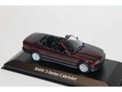 BMW 3-SERIES CABRIOLET PURPLE 1993 IXO 1/43°