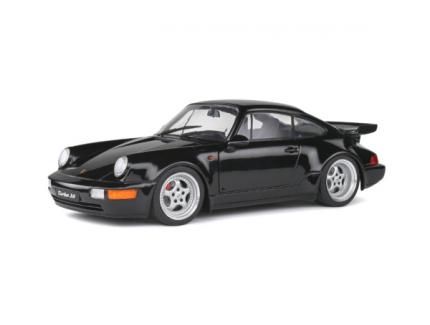 PORSCHE 911 TYPE 964 TURBO 3.6L NOIR SOLIDO 1/18°