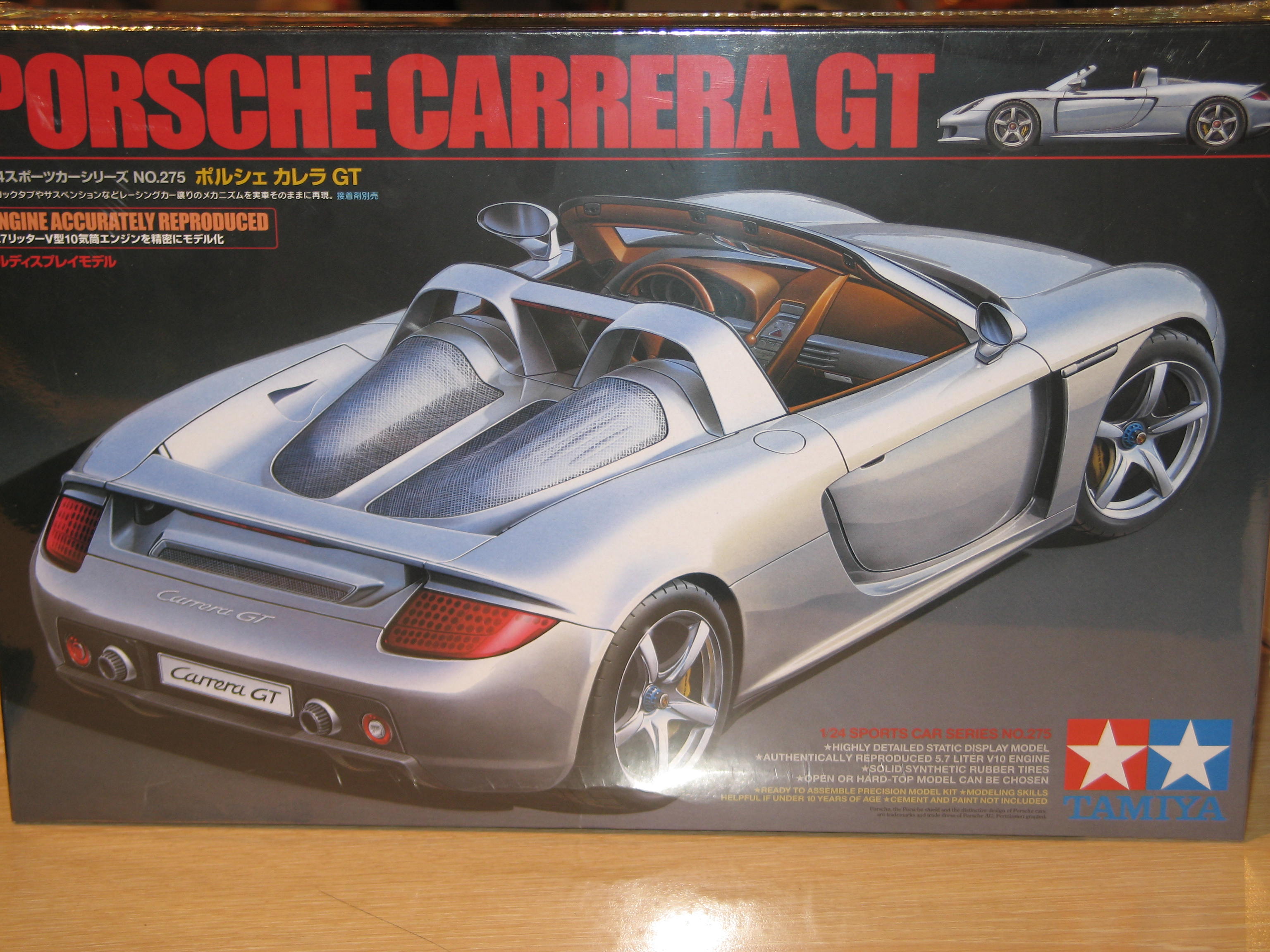 PORSCHE CARRERA GT 2003 TAMIYA 1/24°