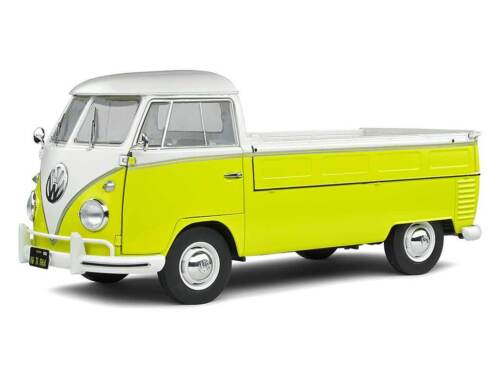 VOLKSWAGEN T1 PICK-UP JAUNE ET BLANC 1950 SOLIDO 1/18°