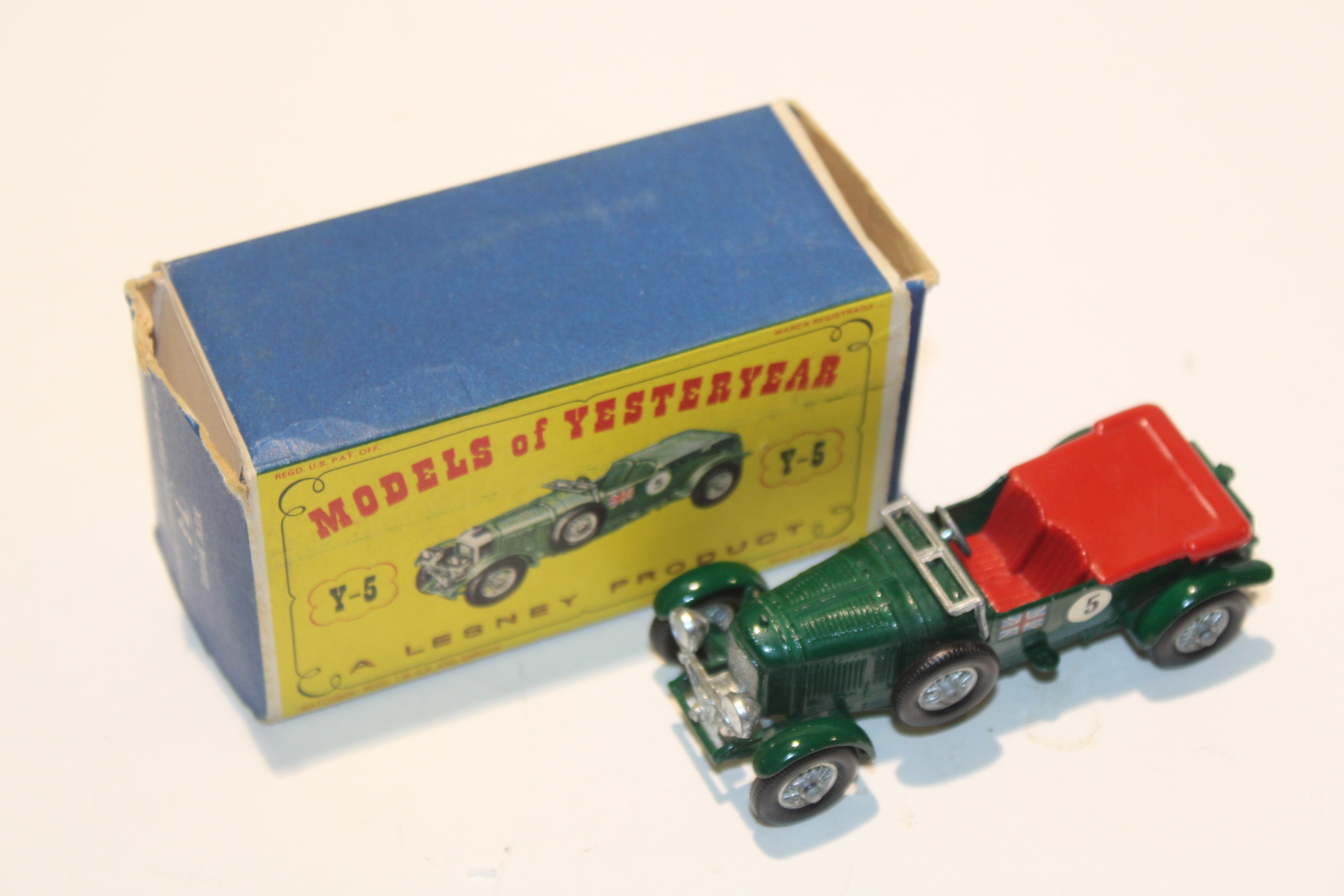 BENTLEY BLOWER 4.5 LITRE VERT 1929 MATCHBOX 1/43°